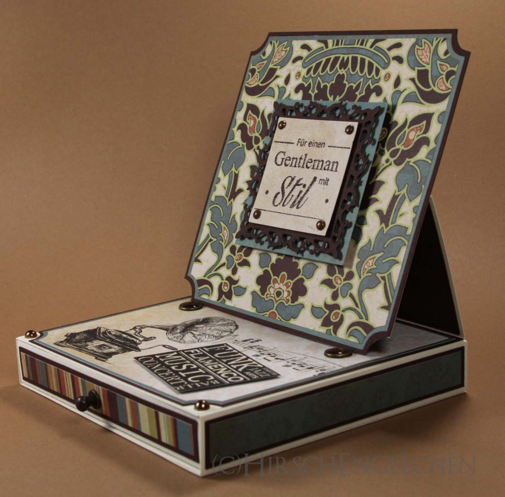 Easel Card Box side