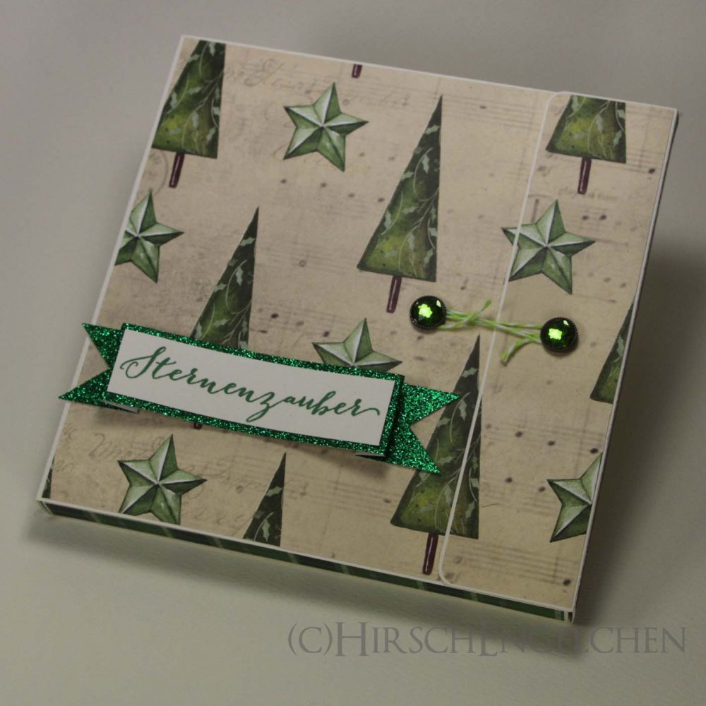 Paper Pad gift box green