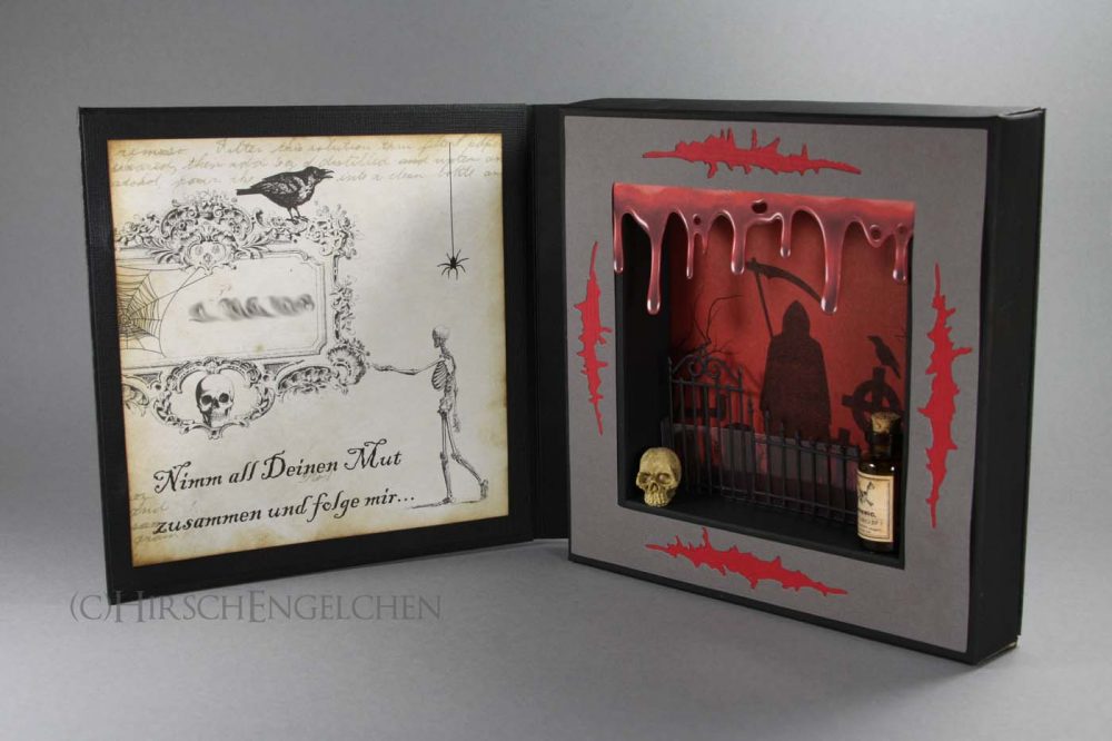 halloween framecard open