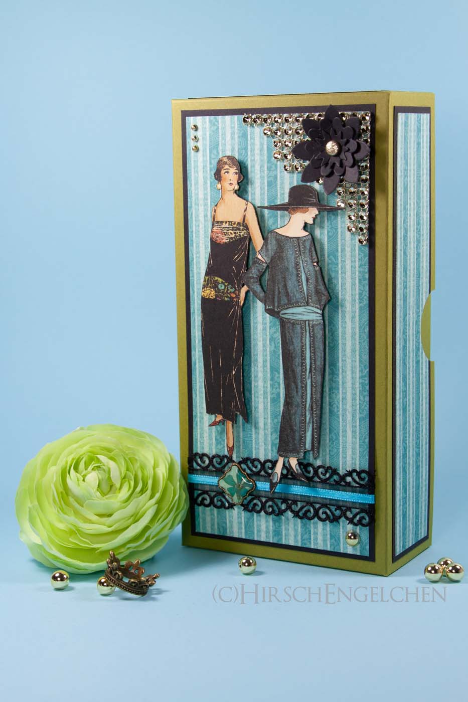 Elegante Graphic 45 Box HirschEngelchen