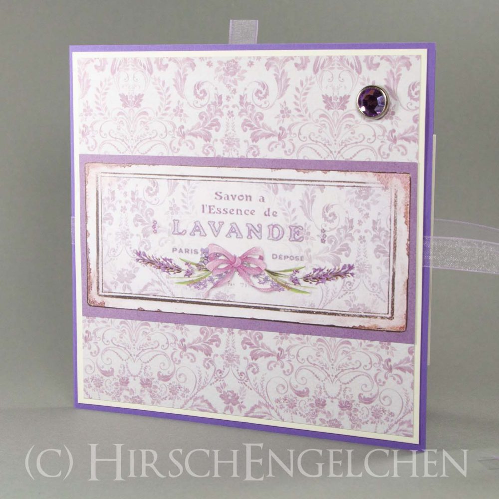 Lavendel Karte