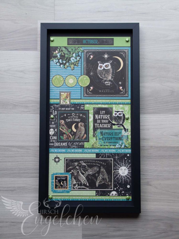 wir läuten so langsam die gemütliche Zeit ein. Ich nehme dich heute mal wieder mit in meinen Life is abundant Kalender mit dem Oktober Blatt.